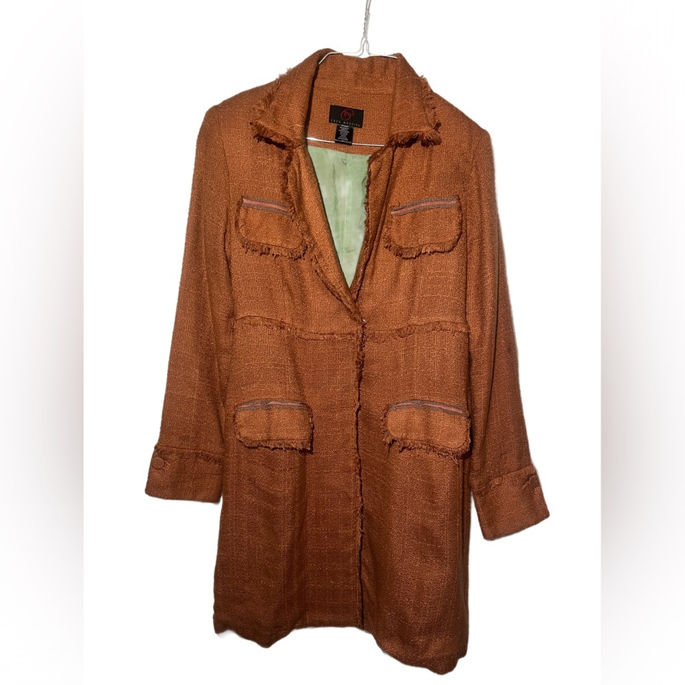 True Meaning Orange Blazer Classic Design